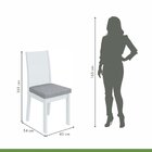 Conjunto Mesa 200x90cm Tampo Mdp 8 Cadeiras Athenas Móveis Lo