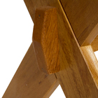 Conjunto Mesa 2m 2 Bancos Sem Encosto Madeira Maciça Angelim