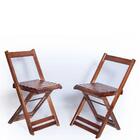 Conjunto Mesa 70x70 4 Cadeiras Imbuia Ref. 70.4i