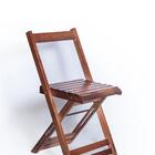 Conjunto Mesa 70x70 4 Cadeiras Imbuia Ref. 70.4i