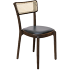 Conjunto Mesa Adam 1,60 E 6 Cadeiras Eva - Colonial