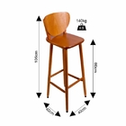 Conjunto Mesa Alta Bar Redonda Azulejo Branco Com 2 Banquetas