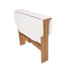 Conjunto Mesa Aparador Branca + 2 Cadeiras Leda - Branca