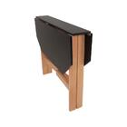 Conjunto Mesa Aparador Preta + 2 Cadeiras Slim - Amarela