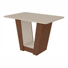 Conjunto Mesa Apogeu 120cm Tampo Mdf/vidro 4 Cadeiras Apogeu