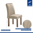 Conjunto Mesa Arizona 100cm Com 4 Cadeiras Arizona Tampo Slim