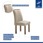 Conjunto Mesa Arizona 100cm Com 4 Cadeiras Arizona Tampo Slim