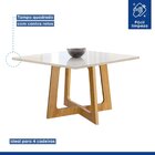 Conjunto Mesa Arizona 100cm Com 4 Cadeiras Arizona Tampo Slim