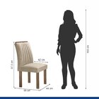 Conjunto Mesa Arizona 120cm Com 4 Cadeiras Arizona Tampo Redo