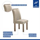 Conjunto Mesa Arizona 120cm Com 4 Cadeiras Arizona Tampo Redo