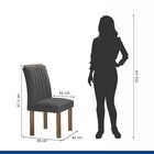 Conjunto Mesa Arizona 120cm Com 4 Cadeiras Arizona Tampo Redo