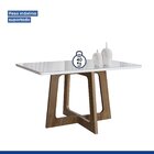 Conjunto Mesa Arizona 120cm Com 4 Cadeiras Arizona Tampo Smar