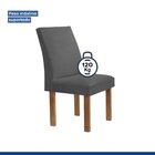 Conjunto Mesa Arizona 120cm Com 4 Cadeiras Canela Tampo Redon