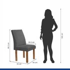 Conjunto Mesa Arizona 120cm Com 4 Cadeiras Canela Tampo Redon