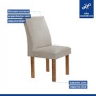 Conjunto Mesa Arizona 120cm Com 4 Cadeiras Canela Tampo Smart