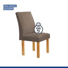 Conjunto Mesa Arizona 120cm Com 4 Cadeiras Canela Tampo Smart