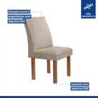 Conjunto Mesa Arizona 120cm Com 4 Cadeiras Canela Tampo Smart