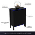 Conjunto Mesa Armário Estante E Gaveteiro Para Escritório Hom