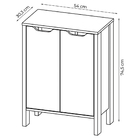 Conjunto Mesa Armário Estante E Gaveteiro Para Escritório Hom