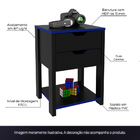 Conjunto Mesa Armário Estante E Gaveteiro Para Escritório Hom