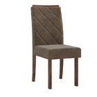 Conjunto Mesa Atena Rústica 1 36 Metros Vidro Off White Com 8