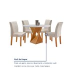 Conjunto Mesa Barcelona 100cm Com 4 Cadeiras Espanha Tampo Sl