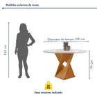 Conjunto Mesa Barcelona 100cmx100cm 4 Cadeiras Espanha Tampo