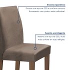 Conjunto Mesa Barcelona 100cmx100cm 4 Cadeiras Espanha Tampo