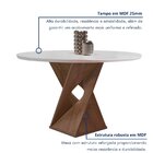 Conjunto Mesa Barcelona 100cmx100cm 4 Cadeiras Espanha Tampo