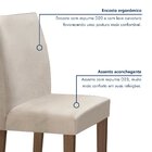 Conjunto Mesa Barcelona 100cmx100cm 4 Cadeiras Espanha Tampo