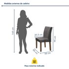 Conjunto Mesa Barcelona 100cmx100cm 4 Cadeiras Espanha Tampo