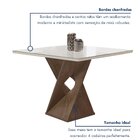 Conjunto Mesa Barcelona 100cmx100cm 4 Cadeiras Espanha Tampo