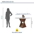 Conjunto Mesa Barcelona 100cmx100cm 4 Cadeiras Espanha Tampo