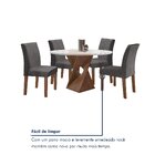 Conjunto Mesa Barcelona 100cmx100cm 4 Cadeiras Espanha Tampo