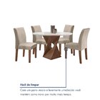 Conjunto Mesa Barcelona 100cmx100cm 4 Cadeiras Espanha Tampo