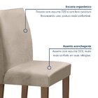 Conjunto Mesa Barcelona 100cmx100cm 4 Cadeiras Espanha Tampo