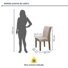 Conjunto Mesa Barcelona 100cmx100cm 4 Cadeiras Espanha Tampo