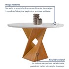 Conjunto Mesa Barcelona 100cmx100cm 4 Cadeiras Espanha Tampo