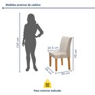Conjunto Mesa Barcelona 100cmx100cm 4 Cadeiras Espanha Tampo