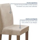 Conjunto Mesa Barcelona 100cmx100cm 4 Cadeiras Espanha Tampo