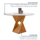 Conjunto Mesa Barcelona 100cmx100cm 4 Cadeiras Espanha Tampo