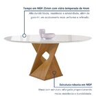 Conjunto Mesa Barcelona 120cmx120cm 6 Cadeiras Espanha Tampo