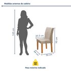 Conjunto Mesa Barcelona 120cmx120cm 6 Cadeiras Espanha Tampo