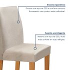 Conjunto Mesa Barcelona 120cmx120cm 6 Cadeiras Espanha Tampo