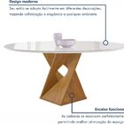 Conjunto Mesa Barcelona 120cmx120cm 6 Cadeiras Espanha Tampo