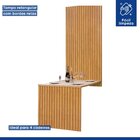 Conjunto Mesa Bella Ripada 120cm Com 4 Cadeiras Arizona Tampo