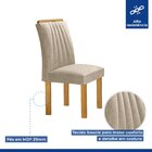 Conjunto Mesa Bella Ripada 120cm Com 4 Cadeiras Arizona Tampo