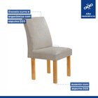 Conjunto Mesa Bella Ripada 120cm Com 4 Cadeiras Canela Tampo