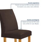 Conjunto Mesa Bella Ripada 120cm Com Painel Espelhado Tampo B