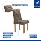 Conjunto Mesa Bella Ripada 120cm Com Painel Espelhado Tampo B